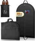 Lifewit Garment Bag, Clothes Cover 120 GSM Material Thickness with Shoe Bag for Suit, Blazer, Costume, Premium Suit Bag for Travel and Storage, 100 x 60 cm, 1 Piece